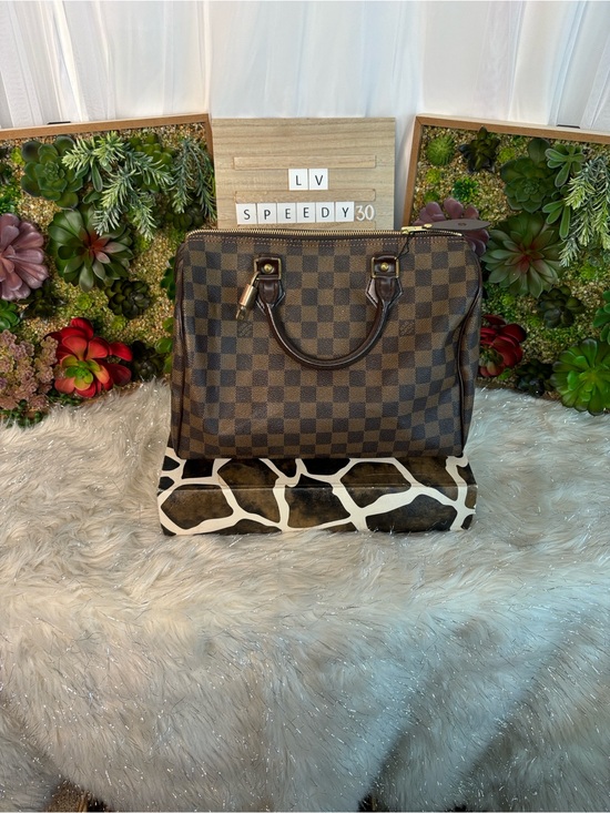 Louis Vuitton Handbags - Authentic Louis Vuitton Brown Damier Ebene Speedy 30 Fair Condition